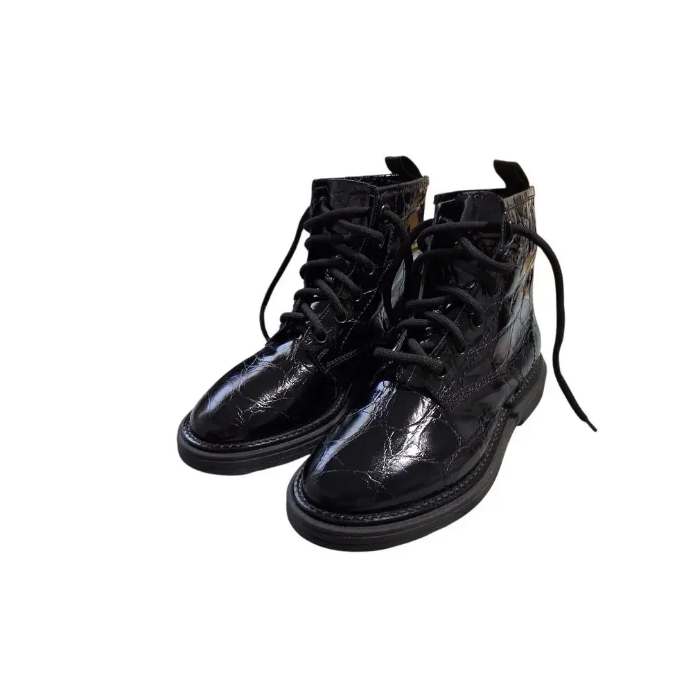 AGL Moreen lace-up Boots Women's Size 35/5 Combat Witchy Whimsigoth Fairygoth‎